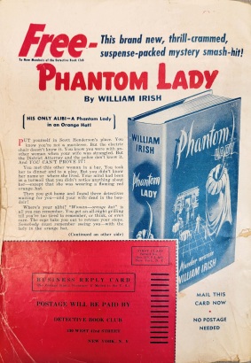 The first page of the ad, seen on the very back of the magazine.