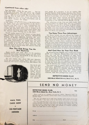 The second page of the ad, on the inside back cover.
